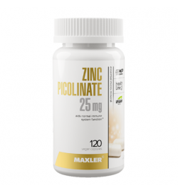 Zinc Picolinate 25 mg 120 vegan caps Maxler